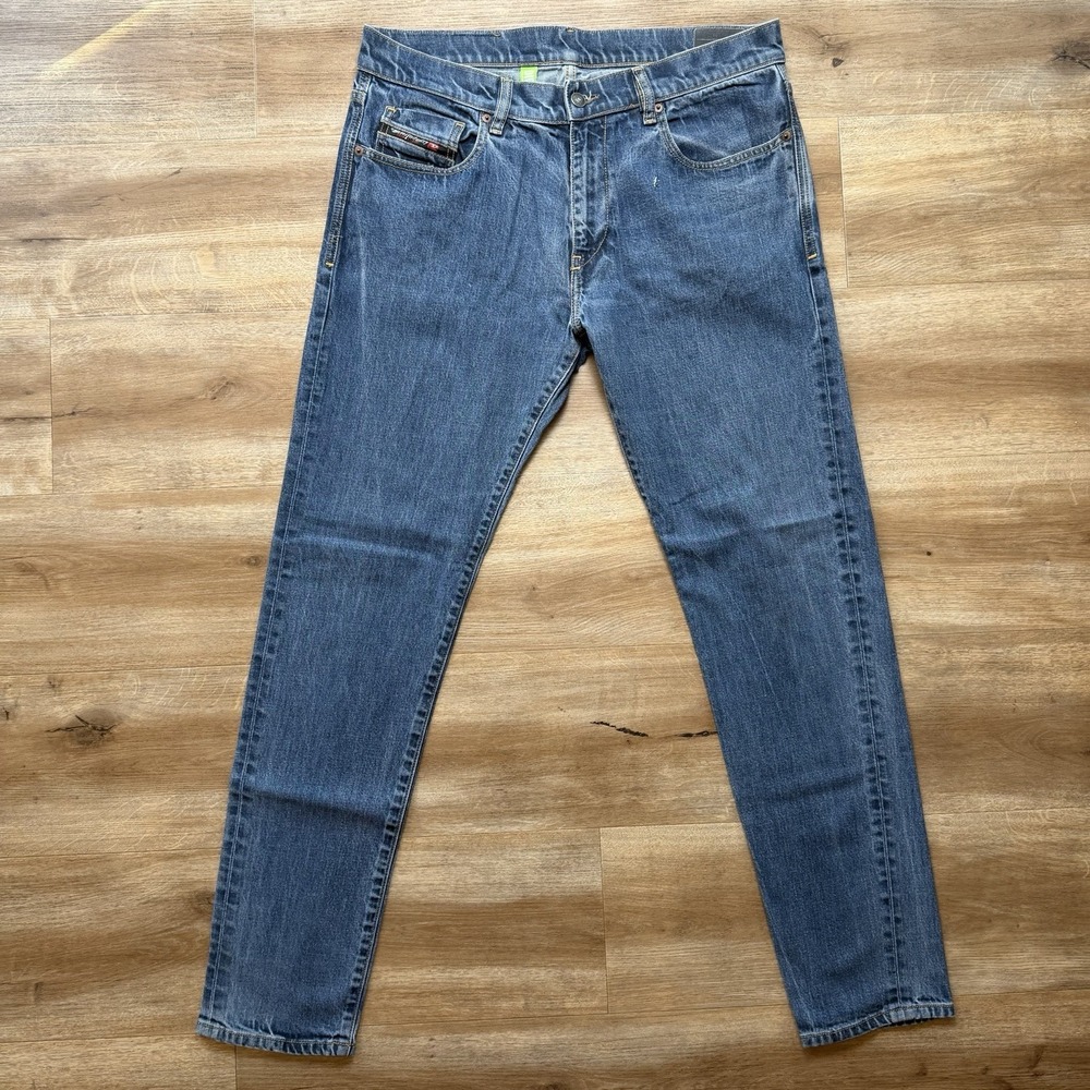 Diesel Men's Slim Straight Jeans in Medium Blue